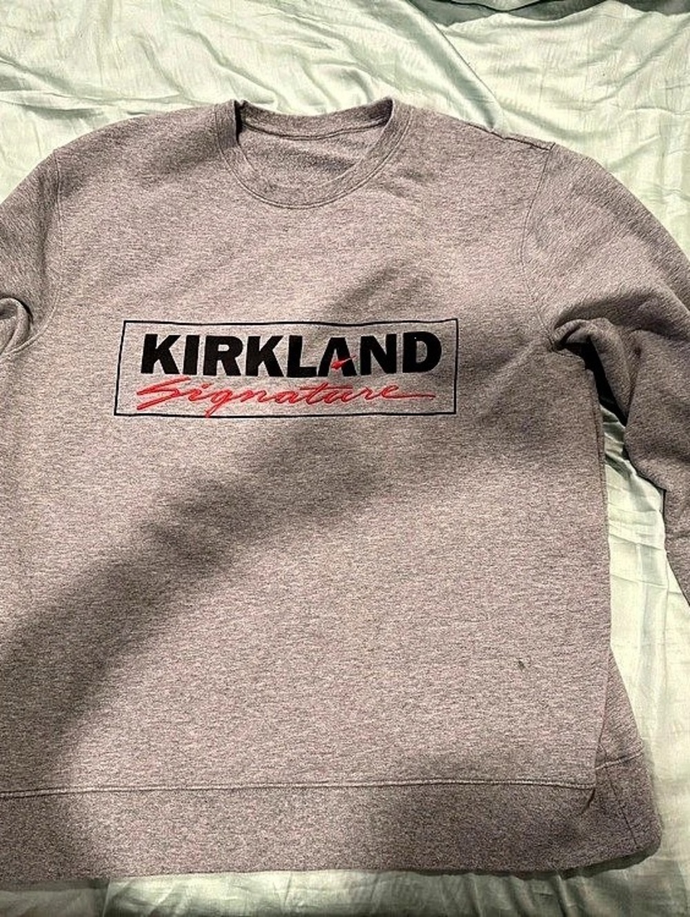 Kirkland Signature Costco crewneck sweatshirt from FW2020